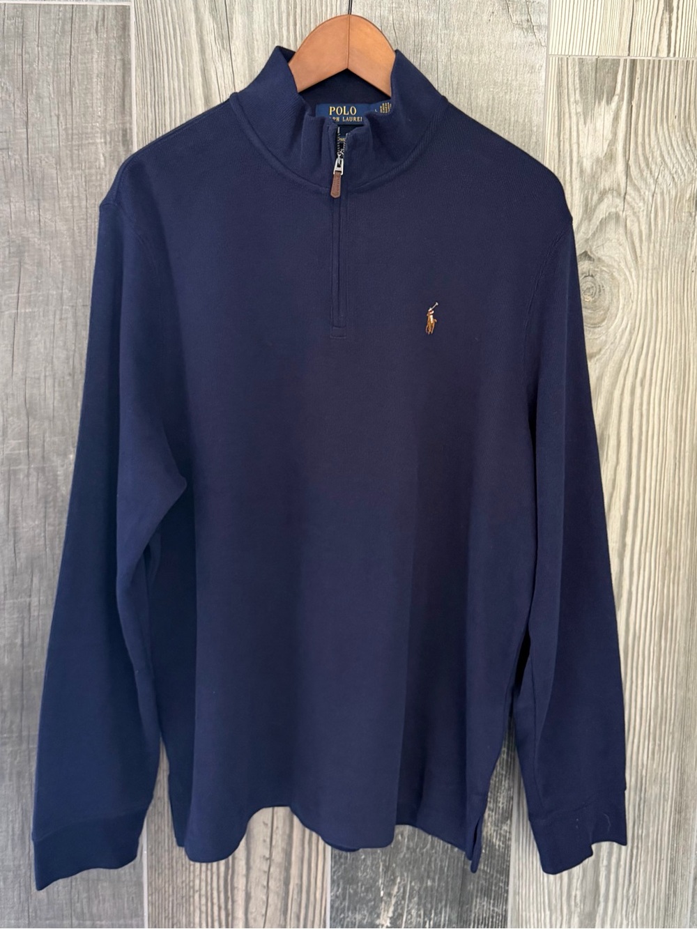 Polo Ralph Lauren Estate-Rib Quarter-Zip Pullover